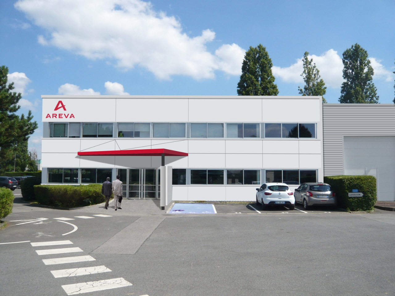 Areva  H<sub>2</sub>Gen building